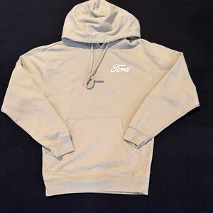 Ford Bronco Brown Graphic Pullover Hoodie Mens Size Small